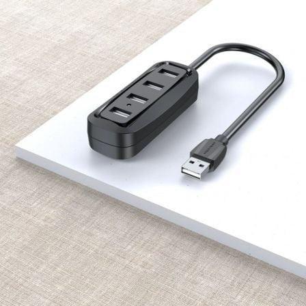 Hub USB Vention VAS-J43-B015/ 4xUSB/ 15cm - PixelPlaza