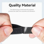 Tira Organizadora de Cables Vention KAOB0/ 18cm - PixelPlaza