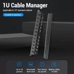 Organizador de Cables de Red Vention KHAB0/ 24 Puertos - PixelPlaza