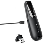 Presentador Inalámbrico Vention KQPB0/ 2.4GHz/ Negro