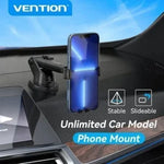 Soporte de Smartphone para Coche Vention KCOB0/ Negro - PixelPlaza