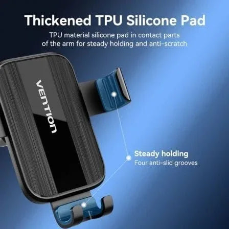 Soporte de Smartphone para Coche Vention KCTB0/ Negro - PixelPlaza