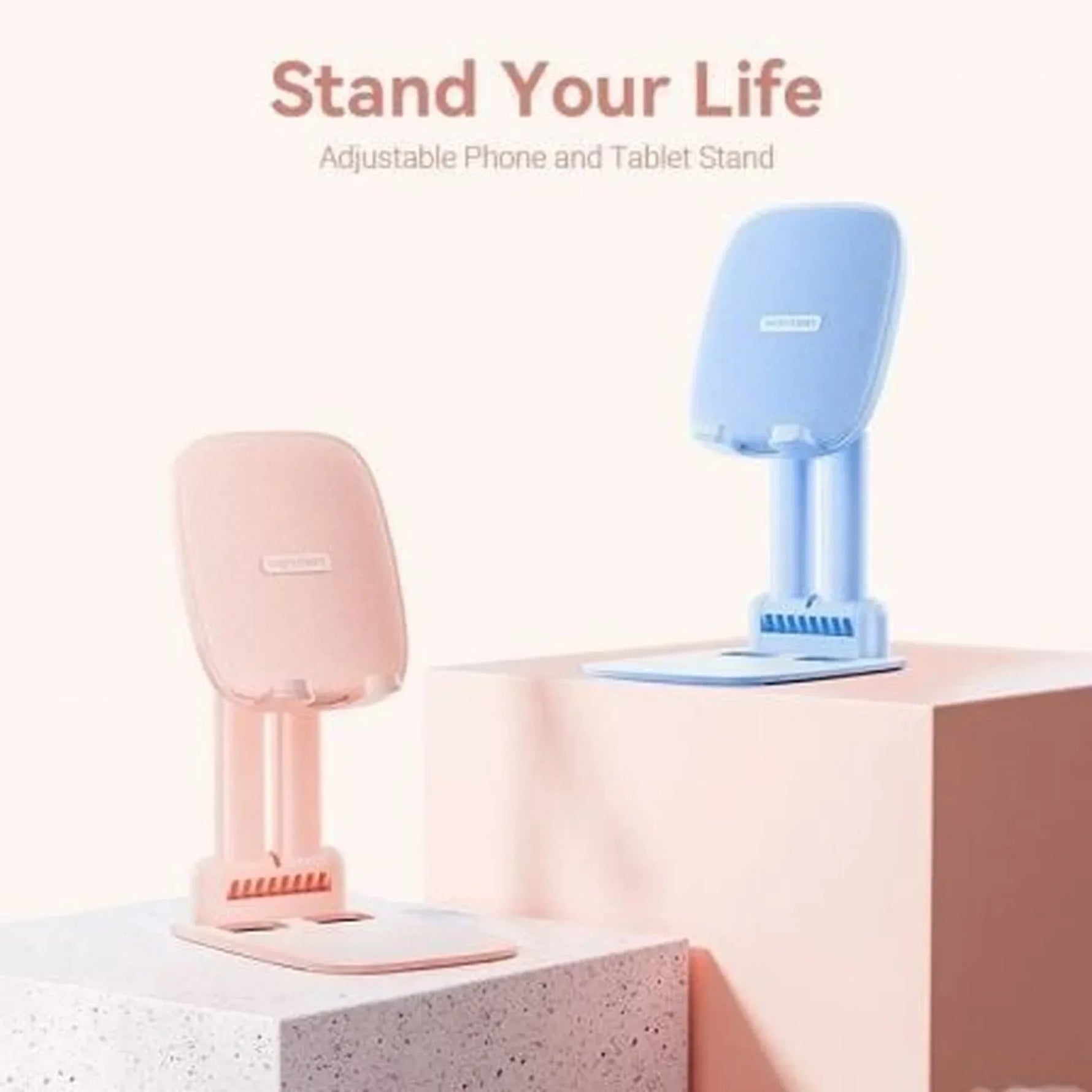 Soporte para Smartphone/Tablet Vention KSGP0/ Rosa - PixelPlaza