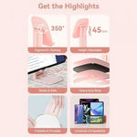 Soporte para Smartphone/Tablet Vention KSGP0/ Rosa - PixelPlaza