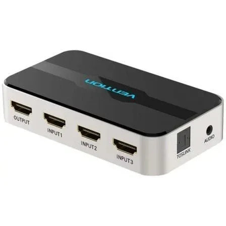 Duplicador HDMI Vention AFJH0/ 3x HDMI Hembra - HDMI Macho / 1x Audio - PixelPlaza