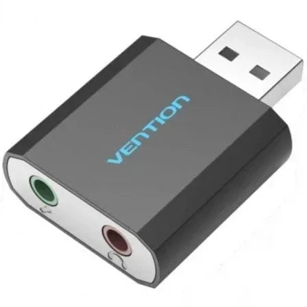 Tarjeta de Sonido Vention VAB-S17-B/ 2.1/ Negro - PixelPlaza