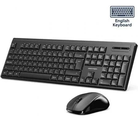 Teclado y Ratón Inalámbricos Vention Combo KTZB0-EN/ Inglés - PixelPlaza