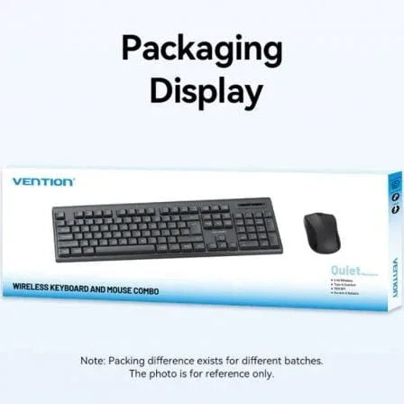 Teclado y Ratón Inalámbricos Vention Combo KTZB0-ES - PixelPlaza
