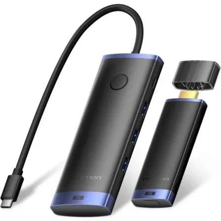 Adaptador/Transmisor de vídeo inalámbrico USB Tipo-C 3.2 - HDMI Vention TPVBB/ 60W - PixelPlaza