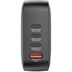 Cargador de Pared Universal GaN para Viaje Verbatim Mini GaN Wall Charger/ 3xUSB Tipo-C/ 1xUSB/ 165W - PixelPlaza