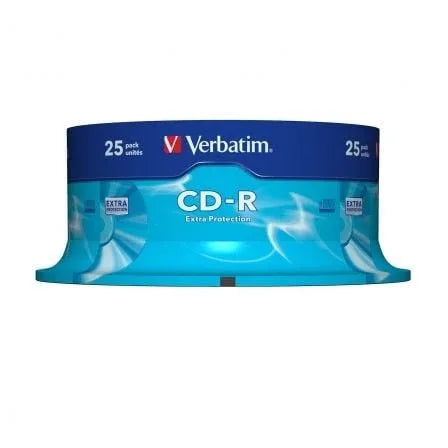 CD-R Verbatim Datalife 52X/ Tarrina-25uds - PixelPlaza