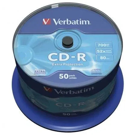 CD-R Verbatim Datalife 52X/ Tarrina-50uds - PixelPlaza