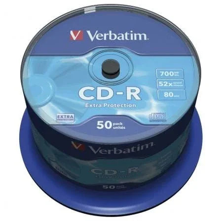 CD-R Verbatim Datalife 52X/ Tarrina-50uds - PixelPlaza