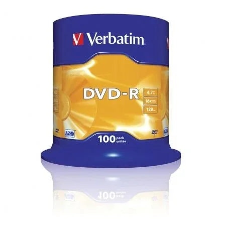 DVD-R Verbatim Advanced AZO 16X/ Tarrina-100uds - PixelPlaza