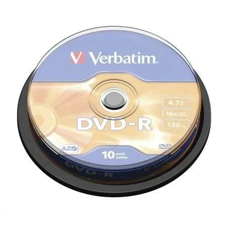 DVD-R Verbatim Advanced AZO 16X/ Tarrina-10uds - PixelPlaza
