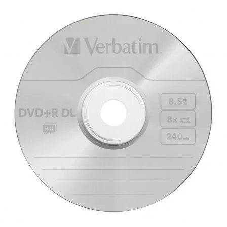 DVD+R Doble Capa Verbatim Advanced AZO 8X/ Tarrina-10uds - PixelPlaza