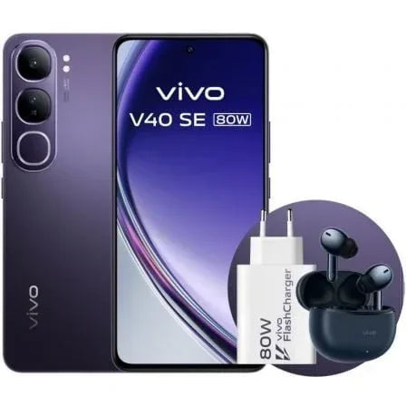 Smartphone Vivo V40 SE 80W 8GB/ 256GB/ 6.67"/ 5G/ Negro - PixelPlaza