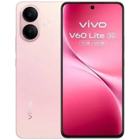 Smartphone Vivo V60 Lite 12GB/ 512GB/ 6.77"/ 5G/ Rosa - PixelPlaza