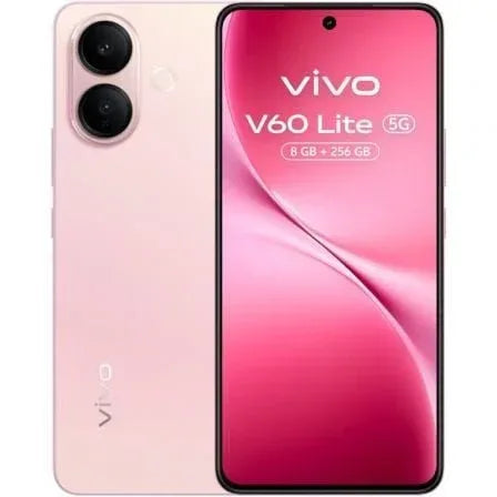 Smartphone Vivo V60 Lite 8GB/ 256GB/ 6.77"/ 5G/ Rosa/ Incluye Cargador 90W y Buds - PixelPlaza