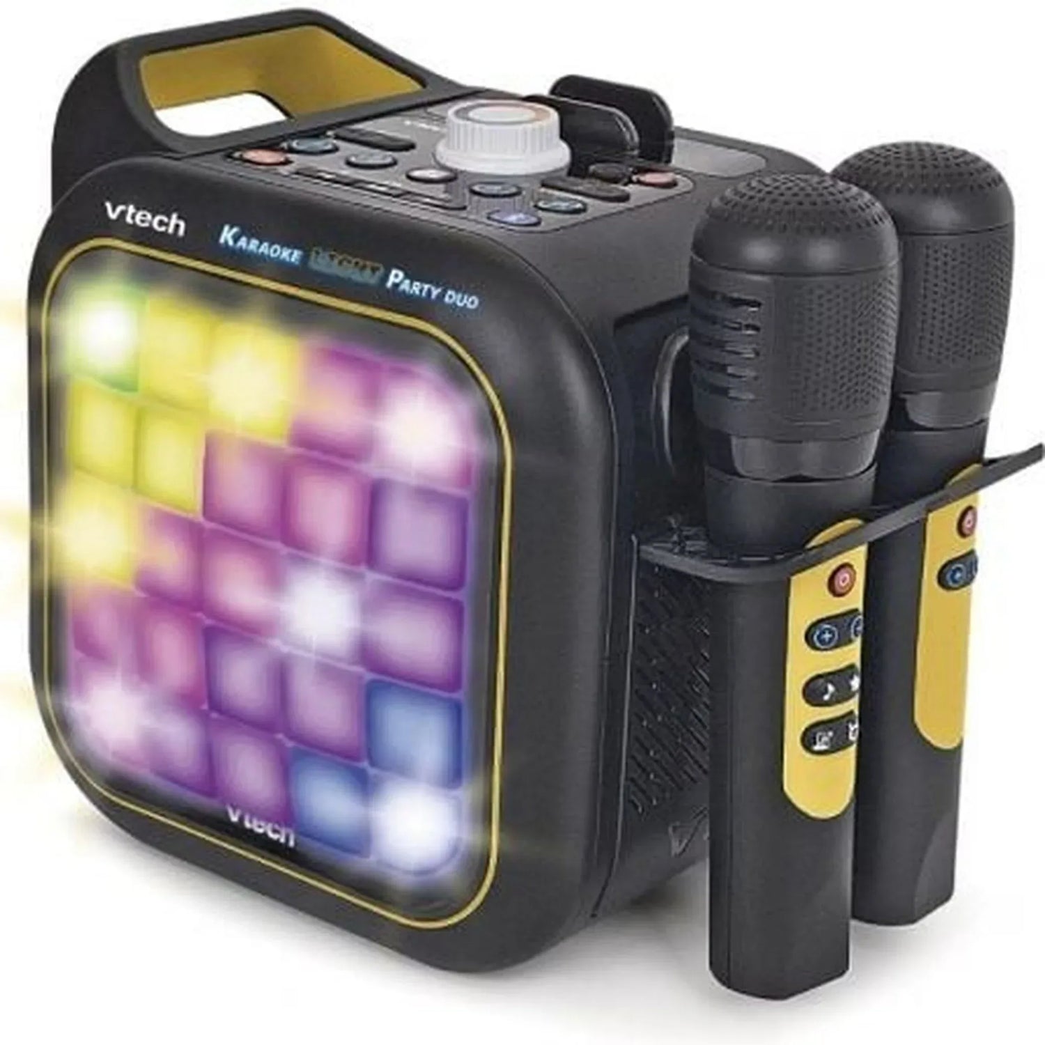 Altavoz con Bluetooth Vtech Karaoke light party Duo Golden edition/ Incluye 2 microfonos - PixelPlaza