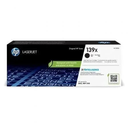 Tóner Original HP nº139X XL Alta Capacidad/ Negro - PixelPlaza