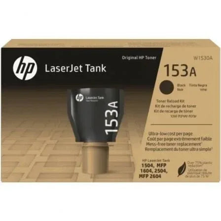Kit de Recarga Tóner Original Laserjet Tank nº153A/ Negro - PixelPlaza