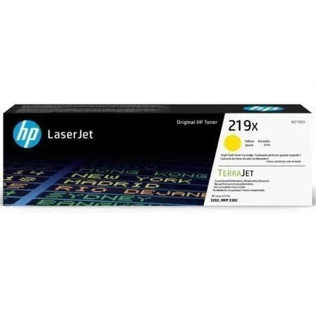 Tóner Original HP nº219X XL Alta Capacidad/ Amarillo - PixelPlaza