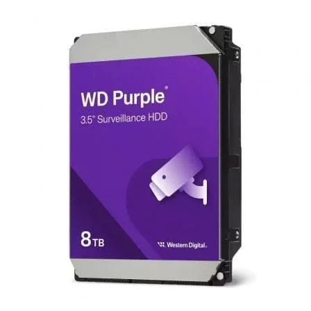 Disco Duro Western Digital WD Purple Surveillance 8TB/ 3.5"/ SATA III/ 256MB - PixelPlaza