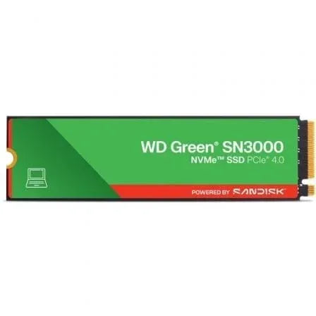 Disco SSD SanDisk Green SN3000 1TB/ M.2 2280 PCIe Gen4/ Full Capacity - PixelPlaza