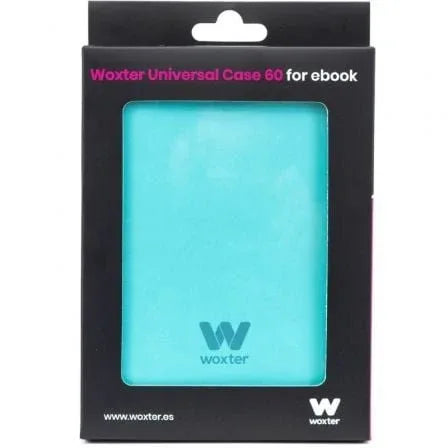 Funda para libro electrónico Woxter Universal Case 60 Blue EB26-009/ Azul - PixelPlaza