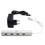Hub USB 3.0 con Alimentación Externa Woxter HUB 73 PE26-142/ 7xUSB/ Gris - PixelPlaza