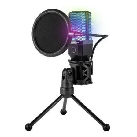 Micrófono Woxter Mic Studio 65 RGB/ USB 2.0 - PixelPlaza