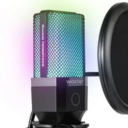 Micrófono Woxter Mic Studio 65 RGB/ USB 2.0 - PixelPlaza