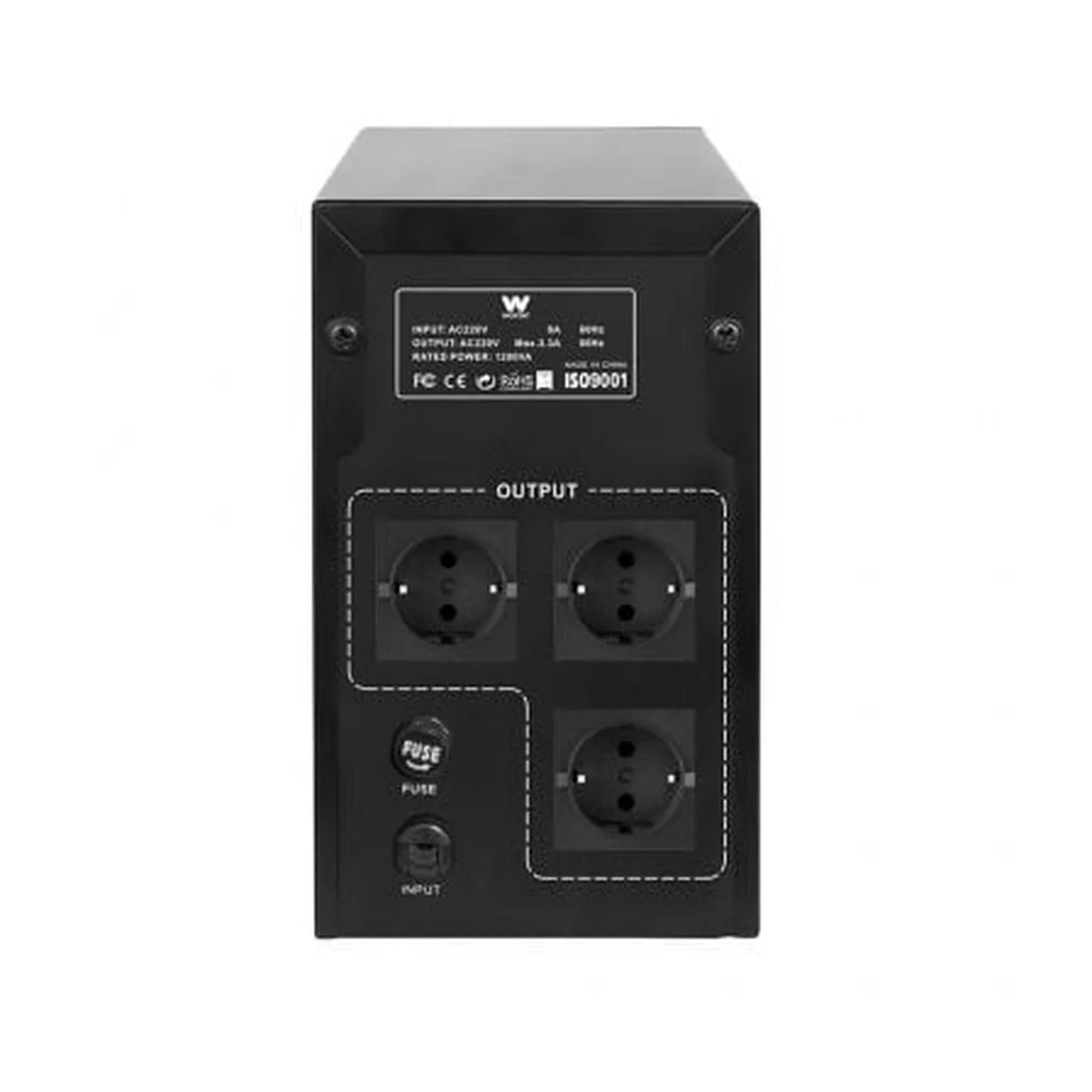 SAI Línea Interactiva Woxter UPS 1200 VA/ 1200VA-720W/ 3 Salidas/ Formato Torre - PixelPlaza