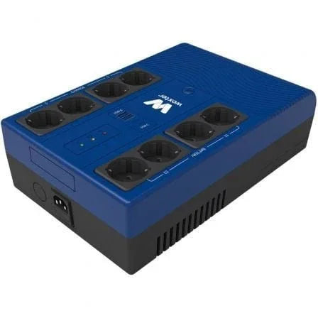 SAI Línea Interactiva Woxter Multibase UPS 800 VA/ 800VA-480W/ 8 Salidas/ Formato Torre - PixelPlaza