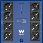 SAI Línea Interactiva Woxter Multibase UPS 800 VA/ 800VA-480W/ 8 Salidas/ Formato Torre - PixelPlaza