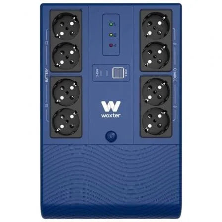 SAI Línea Interactiva Woxter Multibase UPS 1200 VA/ 1200VA-720W/ 8 Salidas/ Formato Torre - PixelPlaza