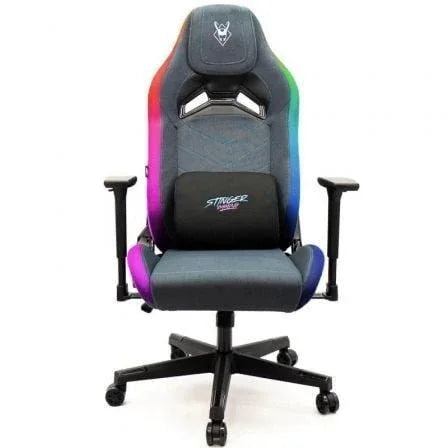 Silla Gaming Woxter Stinger Station Elite/ Luces LED/ Azul y Rosa - PixelPlaza