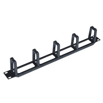 Panel pasa cables wp 1u plástico negro