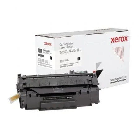 Tóner compatible Xerox 006R03665 compatible con HP Q5949A/Q7553A/ 3000 páginas/ Negro - PixelPlaza