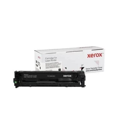 Tóner compatible Xerox 006R03807 compatible con HP CF210X/CB540A/CE320A/CRG-116BK/CRG-131BKH/ 2400 páginas/ Negro - PixelPlaza