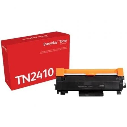 Tóner compatible Xerox 006R04791 compatible con Brother TN2410/ 1200 páginas/ Negro - PixelPlaza