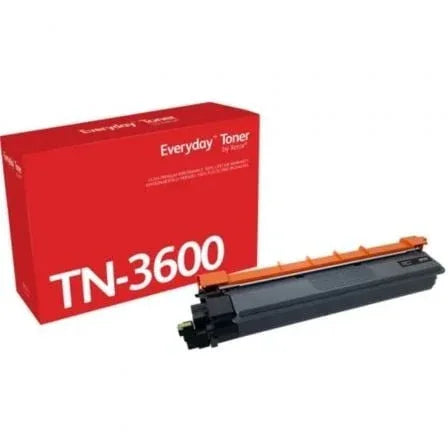 Tóner compatible Xerox 006R04866 compatible con Brother TN3600/ Negro - PixelPlaza