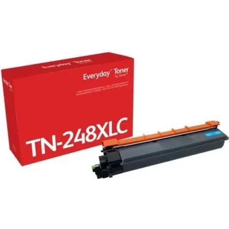 Tóner compatible Xerox 006R04876 compatible con Brother TN248XLC Alta Capacidad/ Cian - PixelPlaza