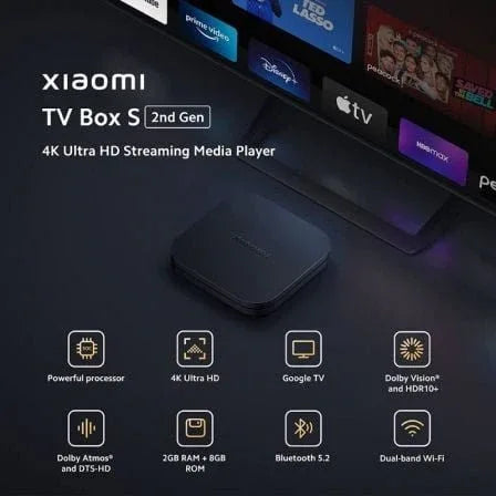 Android TV Xiaomi TV Box S 2nd Gen 8GB/ 4K - PixelPlaza