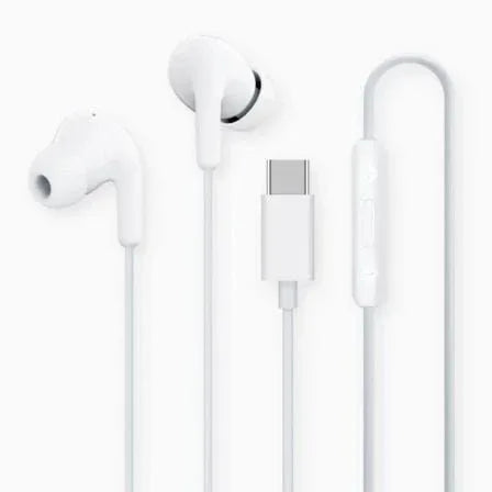 Auriculares Intrauditivos Xiaomi Earphones Tipo-C/ con Micrófono/ USB Tipo-C/ Blancos - PixelPlaza