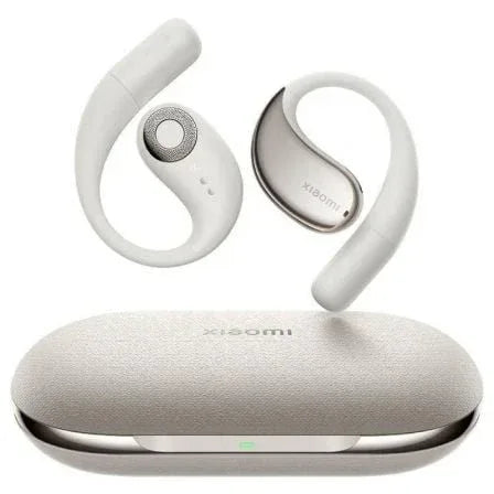 Auriculares Bluetooth Xiaomi Openwear Stereo con estuche de carga/ AutonomĒa 7h/ Beige - PixelPlaza