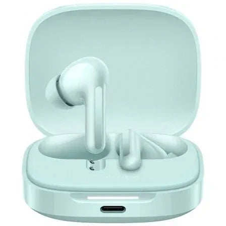 Auriculares Bluetooth Xiaomi Redmi Buds 6 con estuche de carga/ Autonomía 10h/ Verdes - PixelPlaza