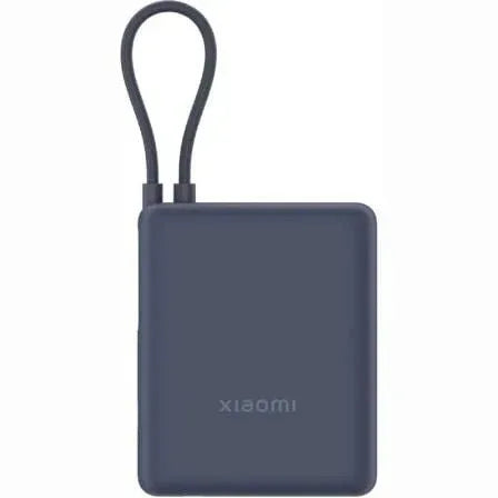 Powerbank 10000mAh Xiaomi 33W Power Bank Integrated Cable/ 33W/ Azul/ Incluye Cable USB Tipo-C - PixelPlaza
