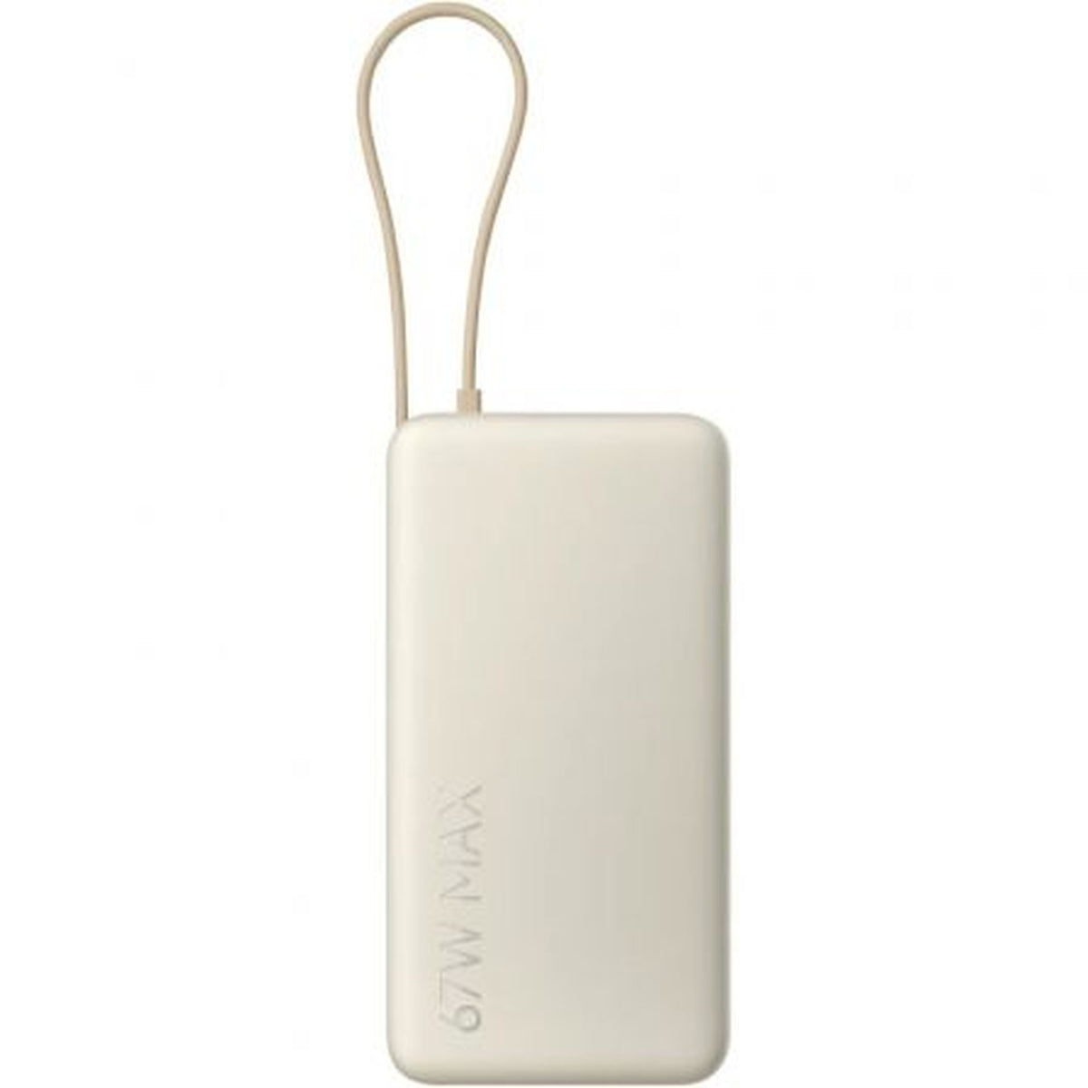 Powerbank Xiaomi 67W Power Bank Integrated Cable 67W Incluye Cable USB Tipo C Beige #beige